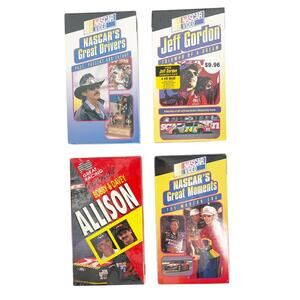 90s NASCAR unopened VHS tapes 1990s vintage